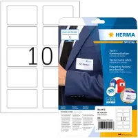 Herma Textile/name Labels 80x50 25 Sheets Din A4 End Cap 250 Units Clair