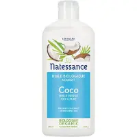 Natessance Huile de Coco Vierge Bio 100 % Pure Première Pression à Froid 250 ml Huile