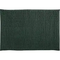 MSV Tapis de bain Microfibre CHENILLE 40x60cm Vert Fonc?