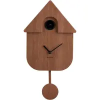 Karlsson Horloge murale moderne Cuckoo Bois foncé