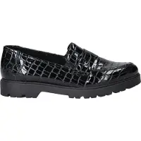 Rieker Mocassin Mocassin - Zwart croco lak - Maat 37