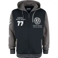 Star Wars Sweat-shirt zippé à capuche Disney de - Dark Vador - S - 5XL - pour Homme - noir/gris foncé - Taille M