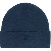 Lyle & Scott Tonal Eagle Beanie Bleu