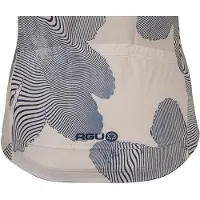Agu Striped Flower Essential Short Sleeve Jersey Gris S Femme