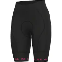 ALÉ Cuissard de cyclisme sans bretelles - PR-E STRADA 2.0 - Noir/Rose XS