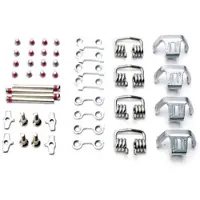 HT Components M1 Pedals Rebuild Kit Argenté