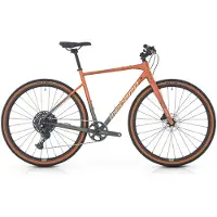 Megamo Jakar 30 Flat-bar Cues 2025 Gravel Bike Marron,Orange L