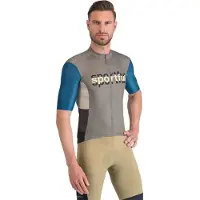Sportful Supergiara Logo Short Sleeve Jersey Gris XL Homme