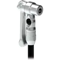 Lezyne Raccord Presta Pro Pump Head Argenté