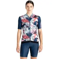 Dare 2b Aep Stimulus Ii Short Sleeve Jersey Bleu 38 Femme