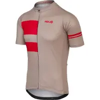 Agu Stripes Essential Short Sleeve Jersey Beige 2XL Homme