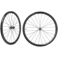 Miche Carbo Graff Evo Cl Disc Tubeless Gravel Wheel Set Argenté 12 x 100/12 x 142 mm / Shimano Micro Spline