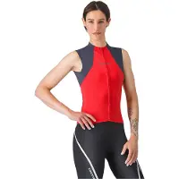 Castelli Sole Sleeveless Jersey Rouge S Homme