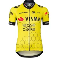 Tvl Team Visma Lease A Bike Replica 2025 Short Sleeve Jersey Jaune XL Femme