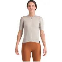 Castelli Espresso Short Sleeve Jersey Gris L Femme