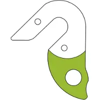 BRN Model 7 Derailleur Hanger Vert