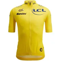 Santini Maillot à Manches Courtes Tour De France Yellow 2025