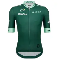 Santini Maillot à Manches Courtes Tour De France Official Green 2025