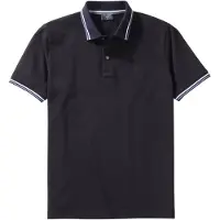 Olymp Homme OLYMP Casual Regular Fit Polo noir,