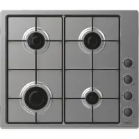 Candy Idea CHW6LBX Acier inoxydable Intégré 56 cm Gaz 4 zone(s)