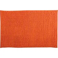 MSV Tapis de bain Microfibre CHENILLE 50x80cm Orange