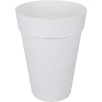 Elho Pot De Fleurs Rond Haut Loft Urban - Ø 28 Cm - Blanc
