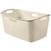 Curver Panier à linge My Style - 47 L - Ivoire