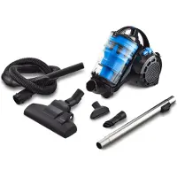 Medion P3000 Aspirateur cyclonique sans sac, Aspirateur, Transparent, Bleu, Noir