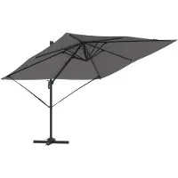 vidaXL Parasol Roma Anthracite 286 x 284 x 265 cm