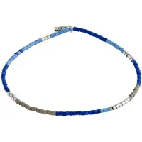Pilgrim Bracelet 'Alison' bleu / marine / argent