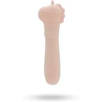 Unihorn USB Bullet vibromasseur muni d’un stimulateur clitoridien Heart Throb 11.5 cm