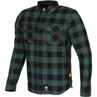 Merlin Sherbrook D3O Chemise Moto Monocouche Noir Vert Taille M