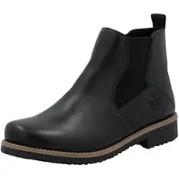 Rieker Damen Chelsea Boots Schwarz