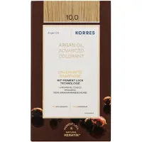 Korres Argan Oil coloration cheveux permanente à l'huile d'argan teinte 10.0 Platinum Blonde 50 ml
