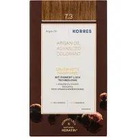 Korres Argan Oil coloration cheveux permanente à l'huile d'argan teinte 7.3 Golden / Honey Blonde 50 ml