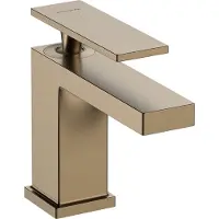 Hansgrohe Tecturis E ngreeps lavabokraan 80 CoolStart zonder waste Brushed Bronze