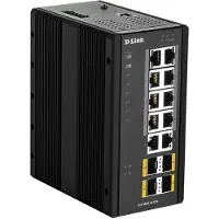 D-Link Managed Indus Poe 14 Port Noir One Size / EU Plug 220V