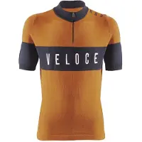 BRN Veloce Vintage Short Sleeve Jersey Orange M Homme