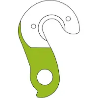 BRN Model 75 Derailleur Hanger Argenté