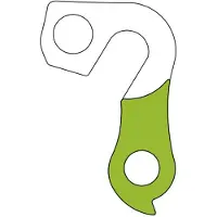 BRN Model 60 Derailleur Hanger Vert