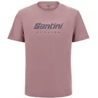 Santini Short Sleeve T-shirt Rose XL