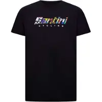 Santini 60 Years Short Sleeve T-shirt Noir S