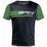 BRN Freeride Short Sleeve Enduro Jersey Noir 2XL Homme