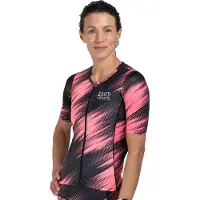 Zoot Ltd Aero Short Sleeve Tri Jersey Rose M Femme