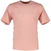 Rapha Cotton Large Logo Short Sleeve T-shirt Rose S Homme