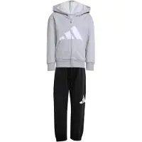 Adidas Survêtement 'Essentials' gris / noir / blanc
