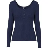 Pieces T-shirt 'PCKitte' marine
