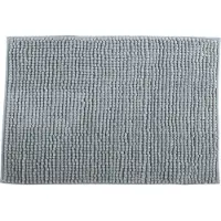 MSV Tapis de bain Microfibre CHENILLE 50x80cm Gris Clair