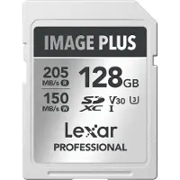 Lexar Image Plus Carte SD UHS-I V30 R205/W150 MB/s - 128GB