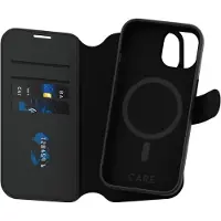 PanzerGlass Étui de télephone portefeuille Tango 2 en 1 avec MagSafe pour Apple iPhone 15 - Black